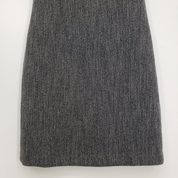 Ann Taylor Tweed Sheath Dress 2 TALL Career Sleeveless Black - Picture 5 of 9